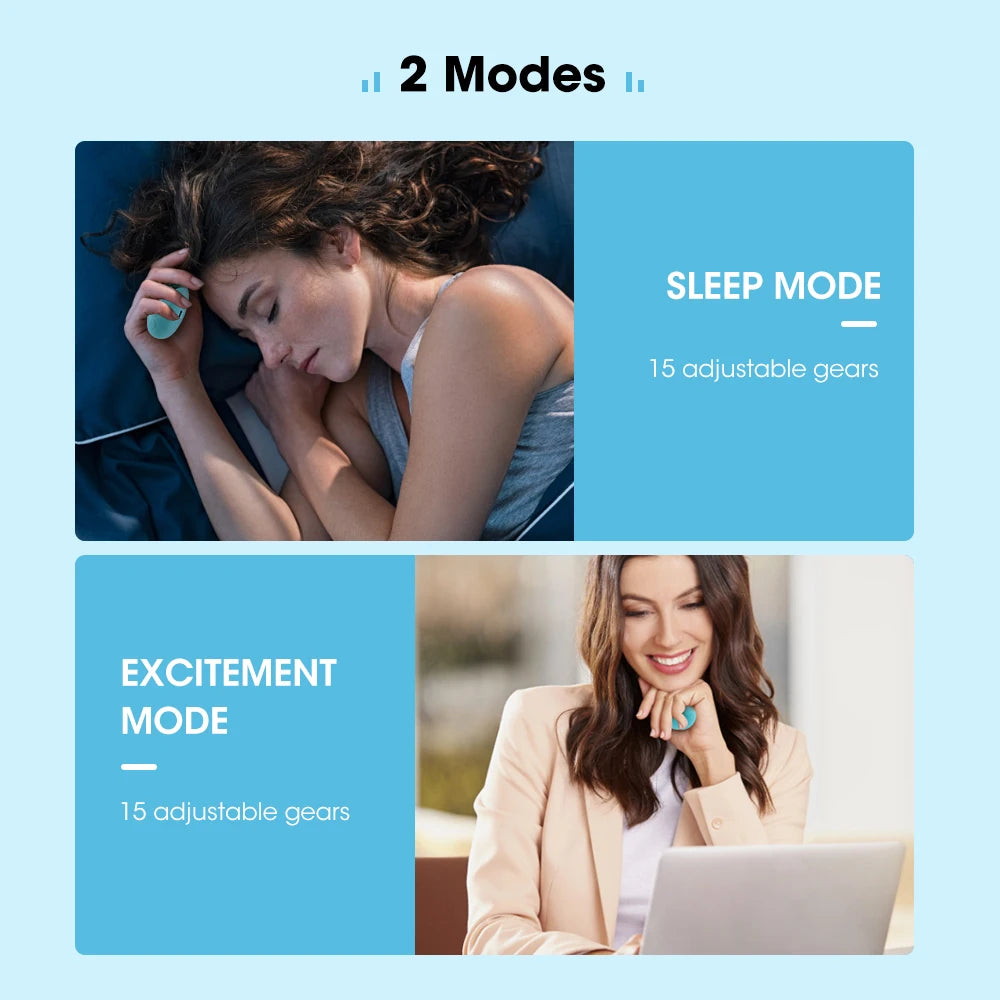 Handheld Sleep Aid Device — EMS Micro-Current Therapy for Insomnia & Anxiety Relief