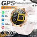 Military Grade GPS Smart Watch – IP69K/10ATM Waterproof AMOLED, 100+ Sports Modes, HD Bluetooth Calls