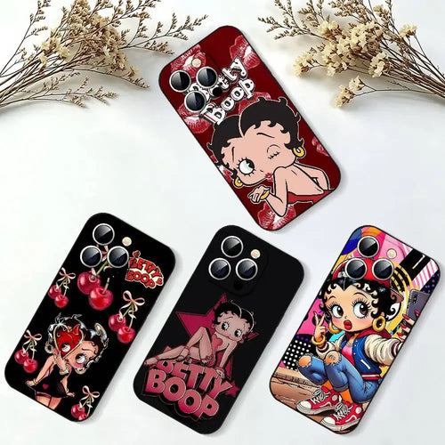 Betty Boop Phone Case | Slim Shockproof Cover for iPhone 11–17 Series