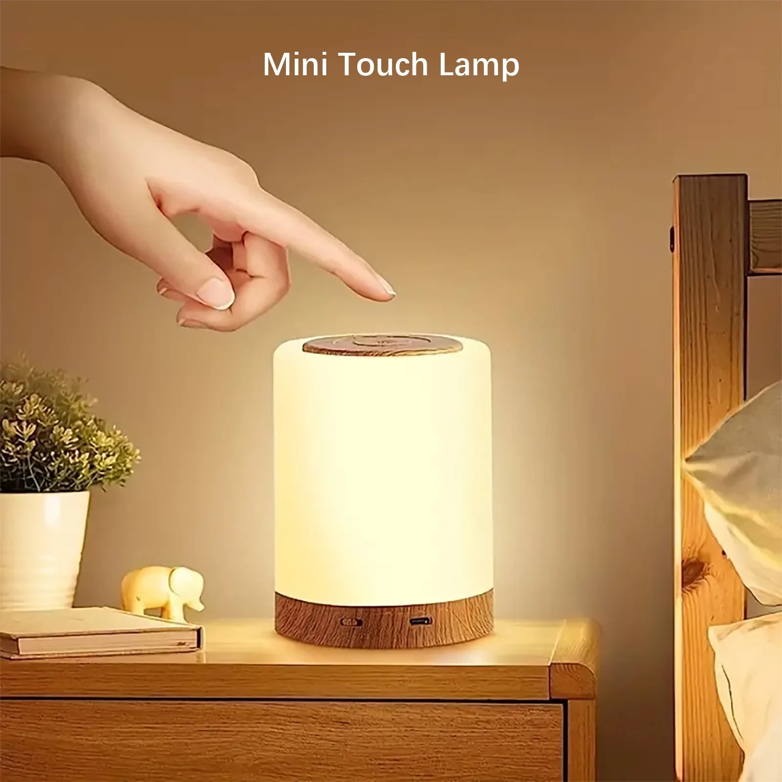 Smart LED Night Light | Touch Control RGB Table Lamp