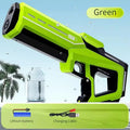 High-pressure electric water gun from Home Sweet Home, automatic soaker for kids and adults, ready for outdoor water play.