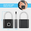 Beckett fingerprint lock showing a sleek black digital lock with fingerprint scanner and keypad for secure access.