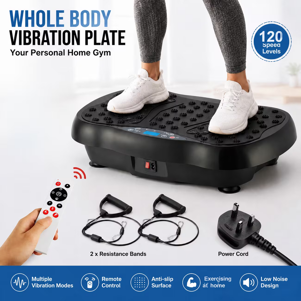 Whole-Body Vibration Plate Exercise Machine
